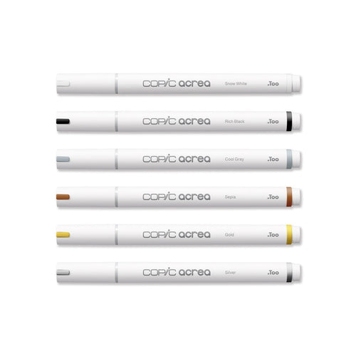 Copic Acrea 6 Color Set Neutral