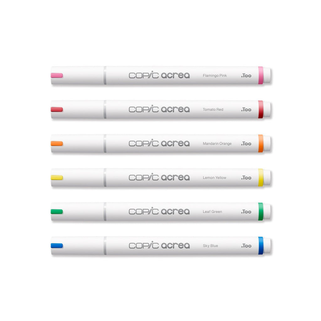 Copic Acrea 6 Color Set Vivid