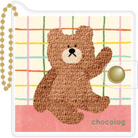 Furukawa Shiko Chocolog Ball Chain Mini Notebook - Bear view 2