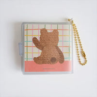 Furukawa Shiko Chocolog Ball Chain Mini Notebook - Bear view 4