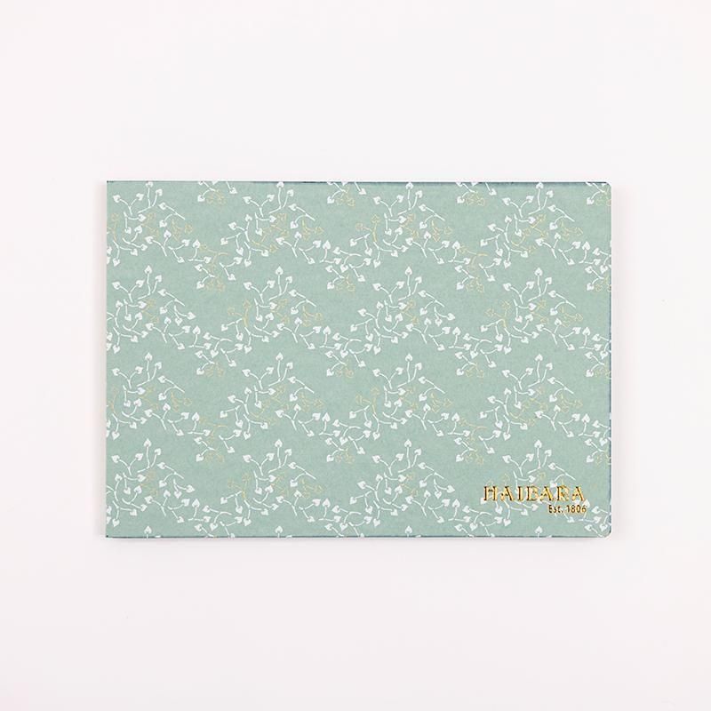 Haibara Codex-bound Notebook Horizontal Plain - Futaba Aoiyama-michi