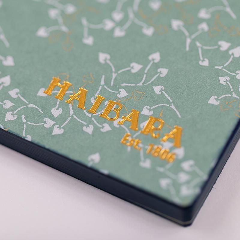Haibara Codex-bound Notebook Horizontal Plain - Futaba Aoiyama-michi