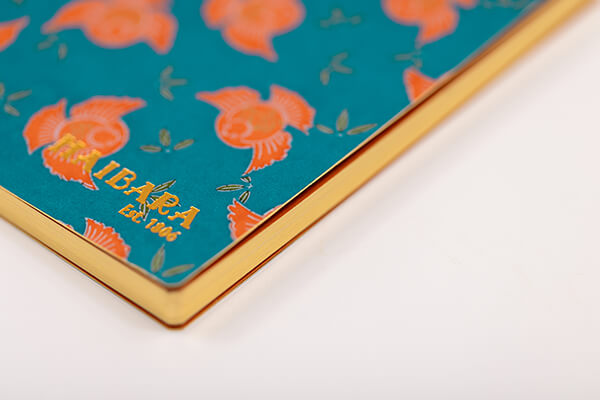 Haibara Codex-bound Notebook Horizontal Plain - Futaba Aoiyama-michi