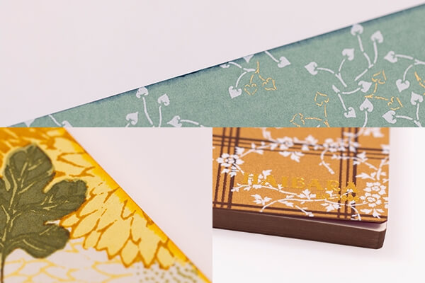 Haibara Codex-bound Notebook Horizontal Plain - Futaba Aoiyama-michi