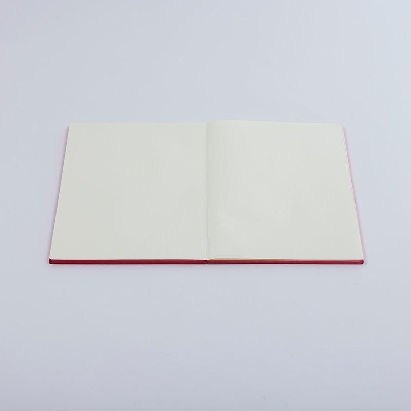Haibara Codex-bound Notebook Vertical Plain - Choyo Red