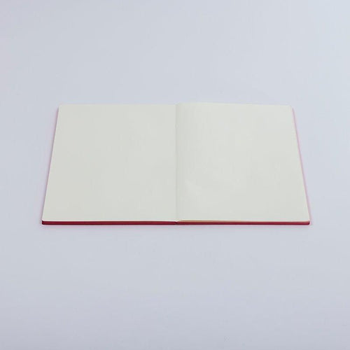 Haibara Codex-bound Notebook Vertical Plain - Choyo Red