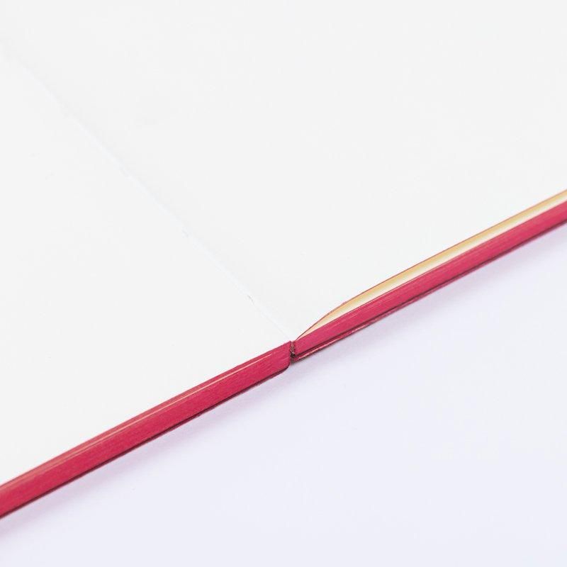 Haibara Codex-bound Notebook Vertical Plain - Choyo Red