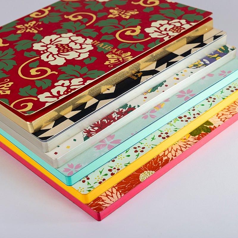 Haibara Codex-bound Notebook Vertical Plain - Choyo Red