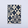 Haibara Codex-bound Notebook Vertical Plain - Colored Glass Blue