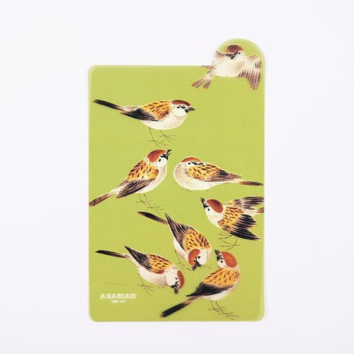 Haibara Pattern Bookmark - Sparrow