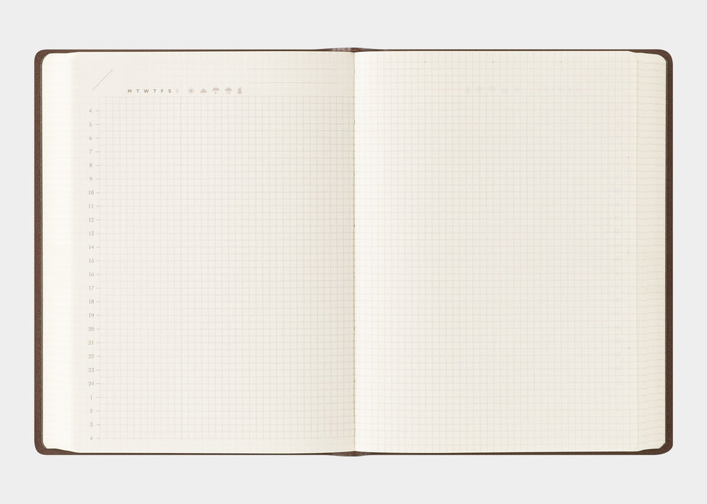 Midori Hibino Free Diary A6 - Ivory