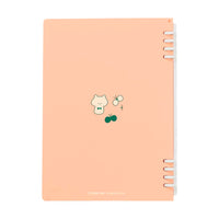 King Jim Ring Notebook Tefrene Mizutama B5 Flower view 2