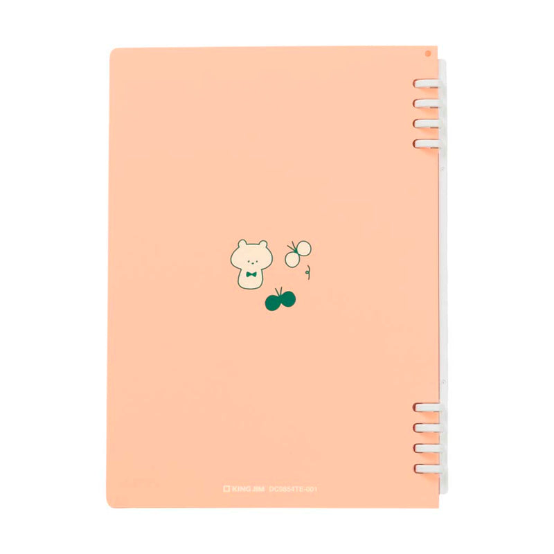 King Jim Ring Notebook Tefrene Mizutama B5 Flower