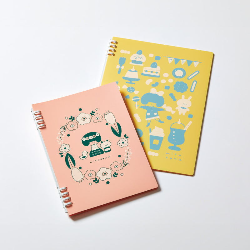 King Jim Ring Notebook Tefrene Mizutama B5 Sweets