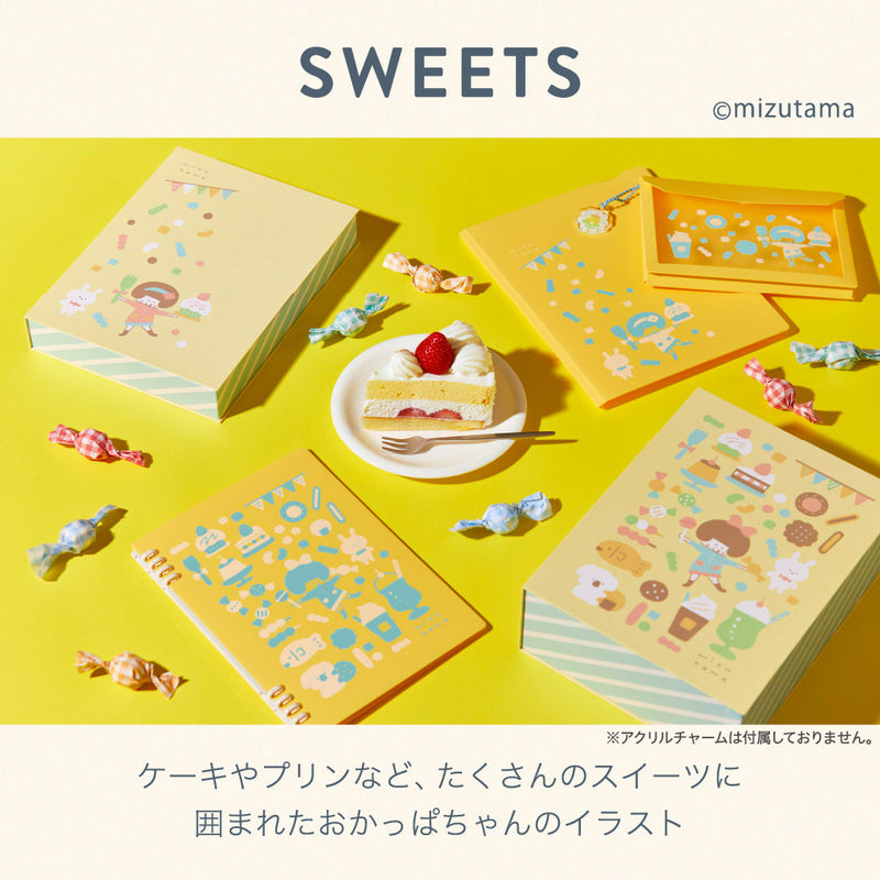 King Jim Ring Notebook Tefrene Mizutama B5 Sweets