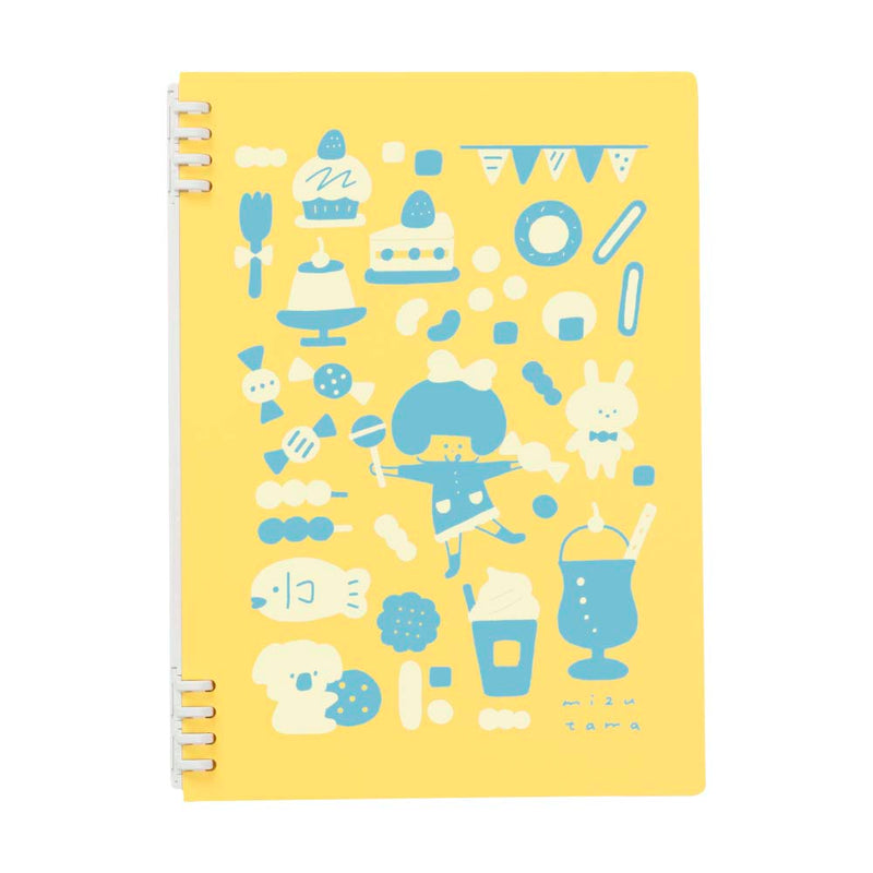 King Jim Ring Notebook Tefrene Mizutama B5 Sweets