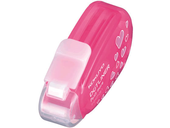 Kokuyo DotLiner Petit More Heart – Pink Tape Adhesive