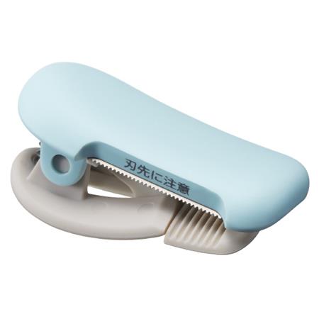 Kokuyo KaruCut Masking Tape Clip Cutter 10-15mm Light Blue