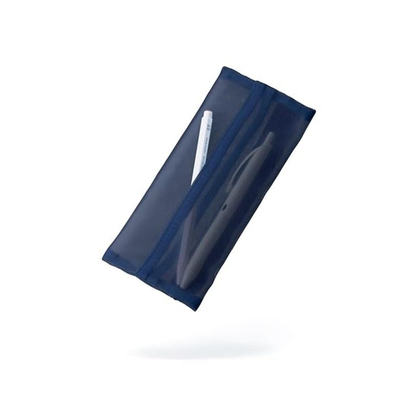 Kokuyo Slish Mesh Pen Case Navy