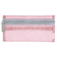 Kokuyo Slish Mesh Pen Case - Light Pink view 1
