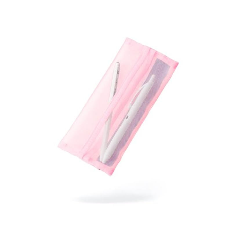 Kokuyo Slish Mesh Pen Case - Light Pink