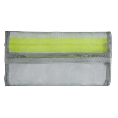 Kokuyo Slish Mesh Pen Case — Silver Grey