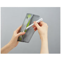 Kokuyo Slish Mesh Pen Case - Silver Grey view 7