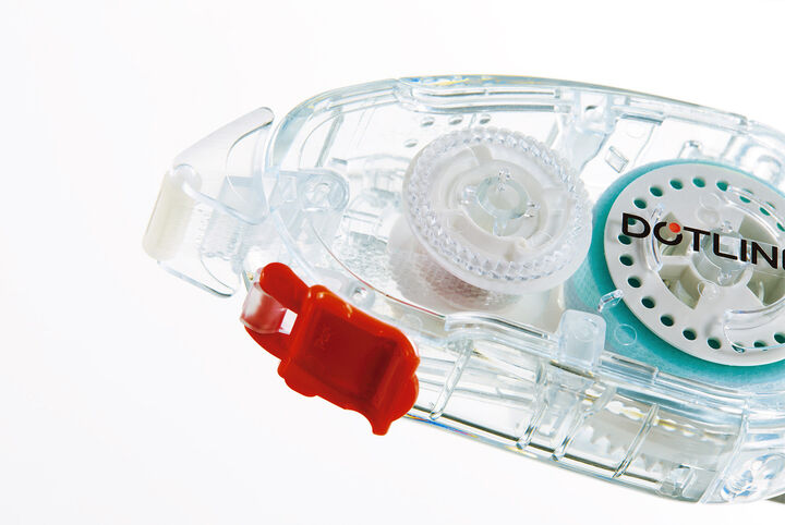 Kokuyo Transparent Mechanism Strong Adhesive Dotliner Tape Glue Green