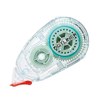 Kokuyo Transparent Mechanism Strong Adhesive Dotliner Tape Glue Green