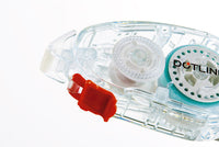 Kokuyo Transparent Mechanism Strong Adhesive Dotliner Tape Glue Red view 4