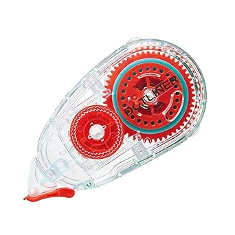 Kokuyo Transparent Mechanism Strong Adhesive Dotliner Tape Glue Red