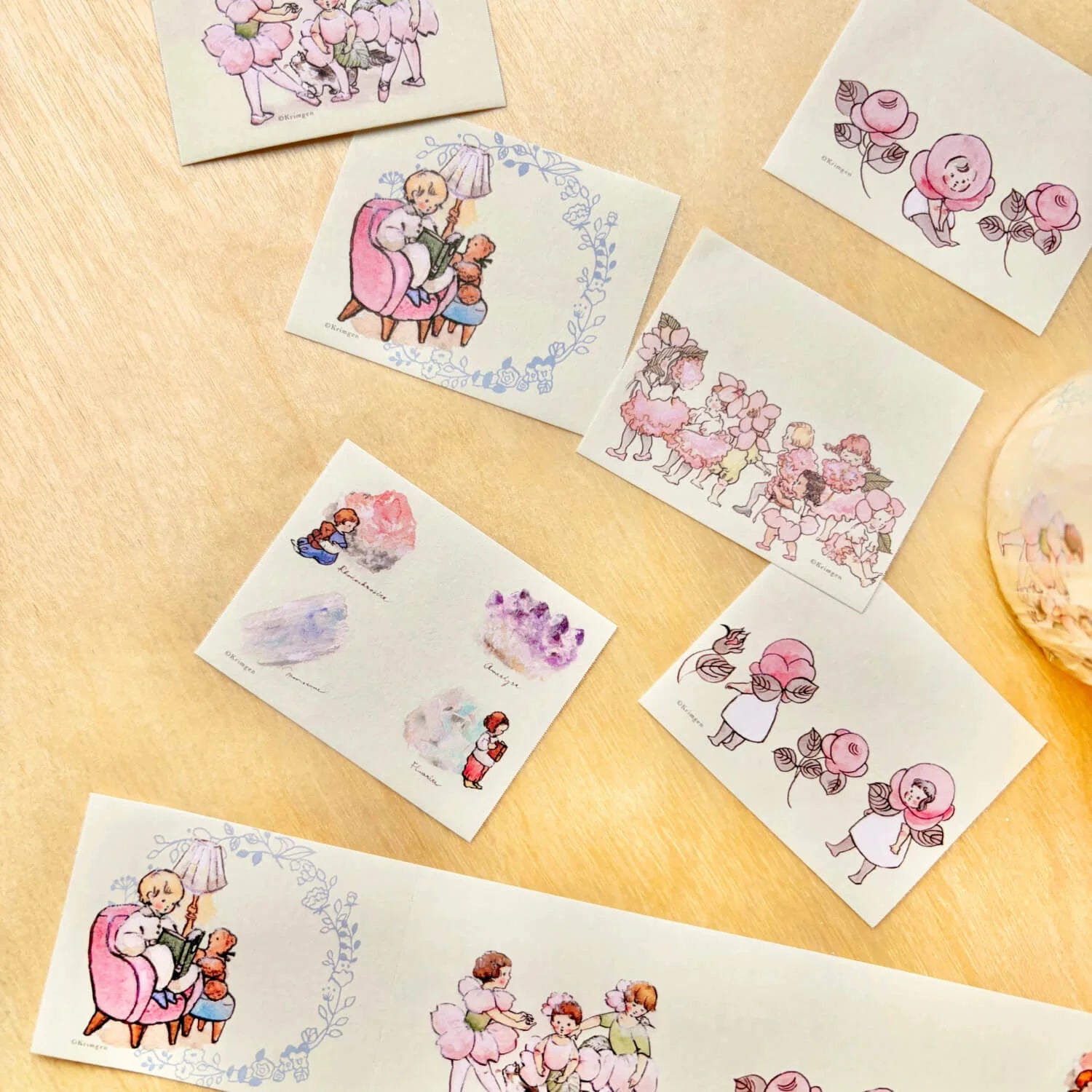 Krimgen Sticky Notes Roll 40mm - Pink