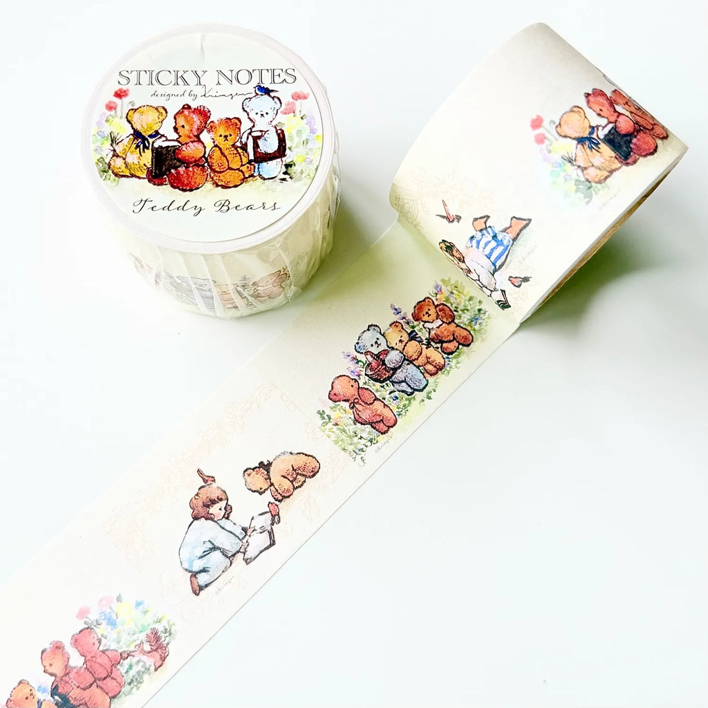 Krimgen Sticky Notes Roll 40mm - Teddy Bears