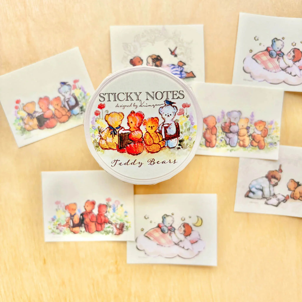Krimgen Sticky Notes Roll 40mm - Teddy Bears