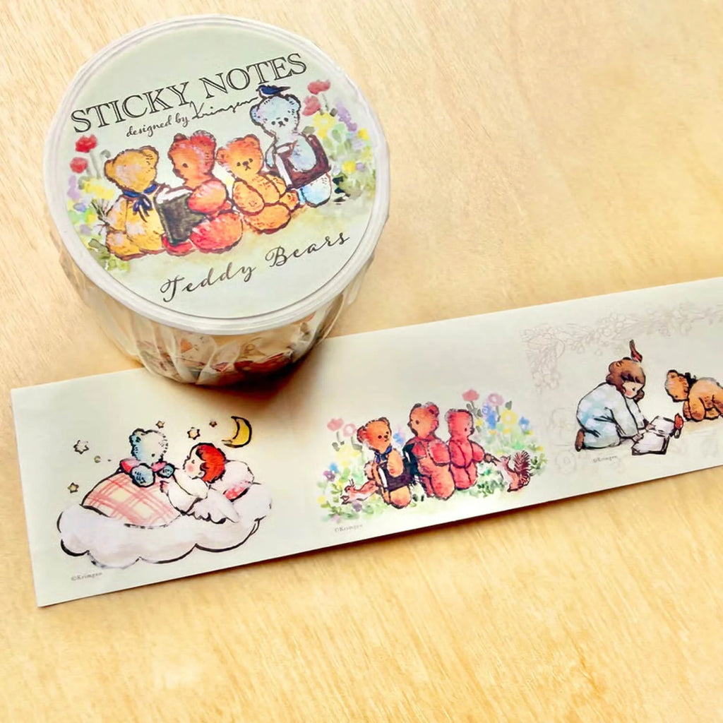 Krimgen Sticky Notes Roll 40mm - Teddy Bears