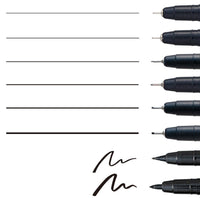 Kuretake ZIG Cartoonist MANGAKA Black 8 Pen Set view 2