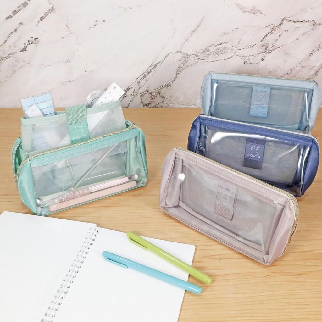 Kutsuwa Okumo Pen Case - Night Navy