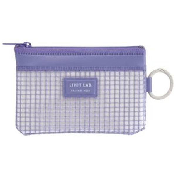 LIHIT LAB. Mesh Pouch A8 Blue Violet