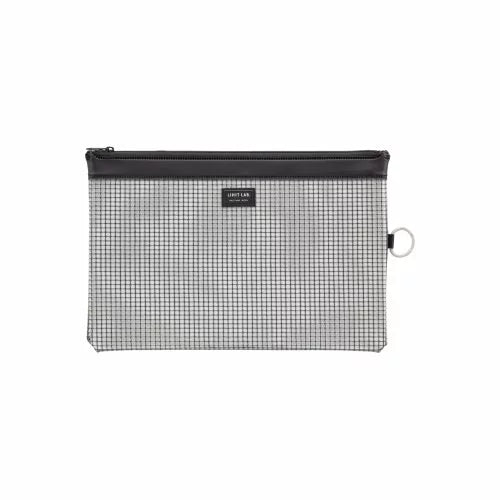 LIHIT LAB. Mesh Pouch B5 Black