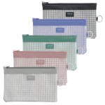 LIHIT LAB. Mesh Pouch B6 Blue Violet