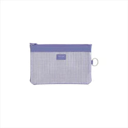 LIHIT LAB. Mesh Pouch B6 Blue Violet