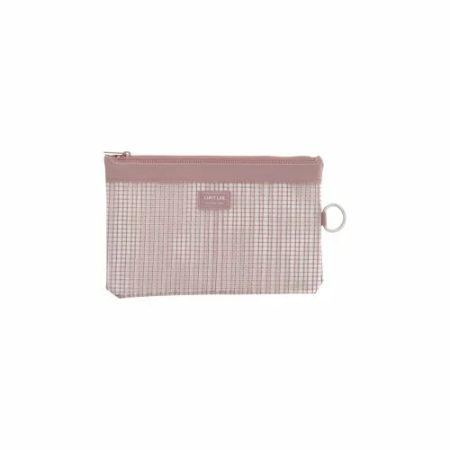 LIHIT LAB. Mesh Pouch B6 Rose Pink