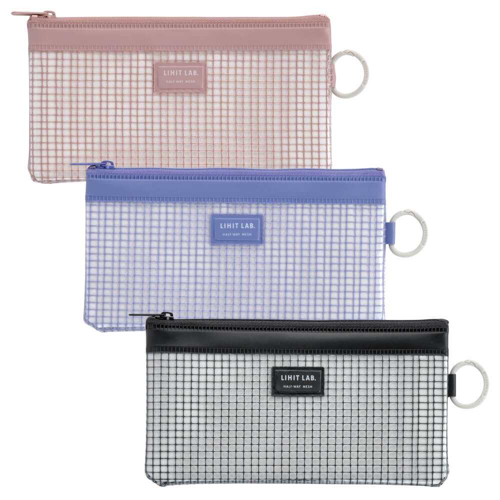 LIHIT LAB. Mesh Pouch DL Blue Violet