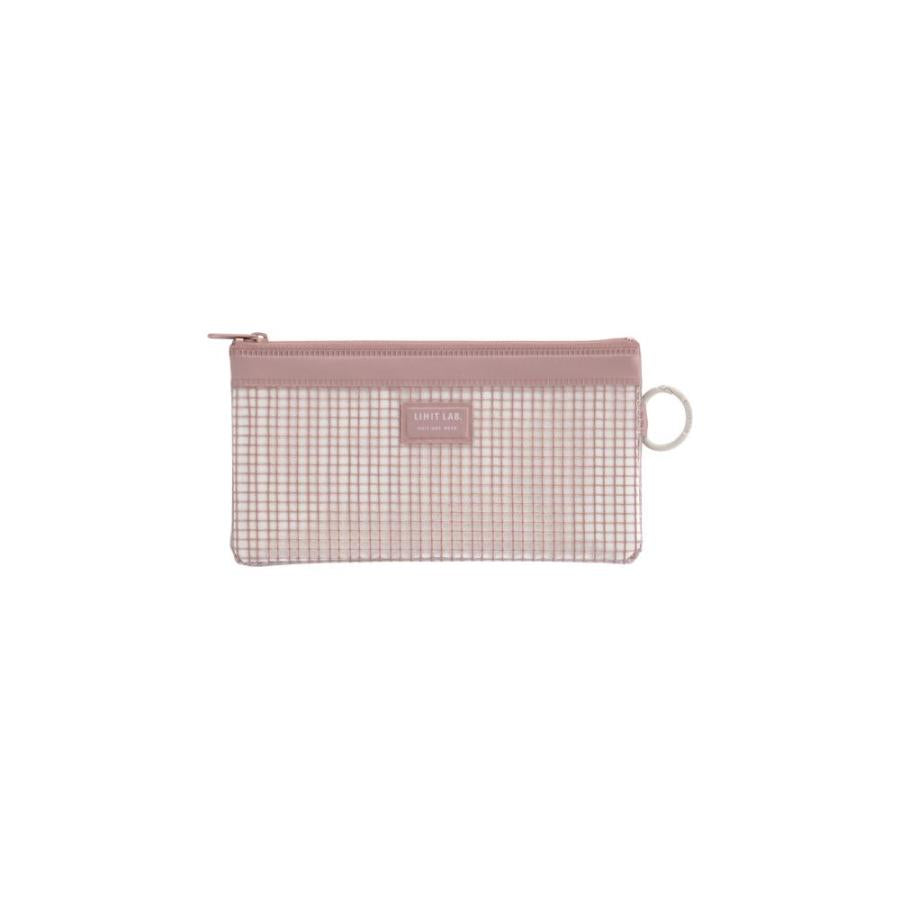 LIHIT LAB. Mesh Pouch DL Rose Pink