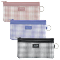 LIHIT LAB. Mesh Pouch DL Rose Pink view 4