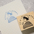MA7stamp Rubber Stamp Fumiko - Don't Worry