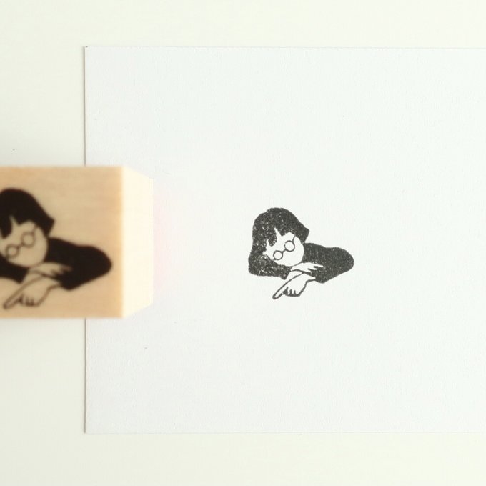 MA7stamp Rubber Stamp Fumiko - Fumiko-san
