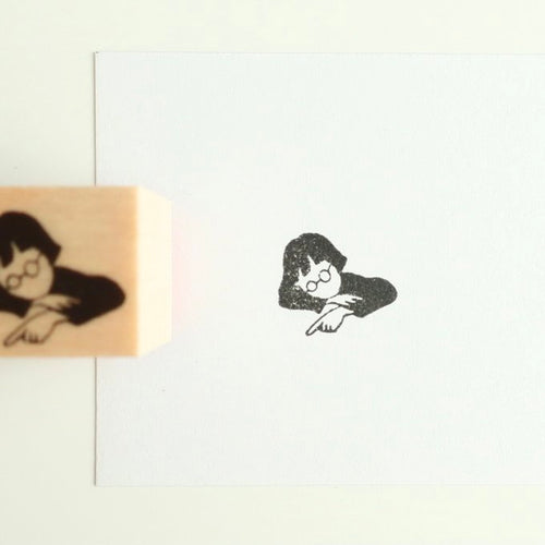 MA7stamp Rubber Stamp Fumiko - Fumiko-san