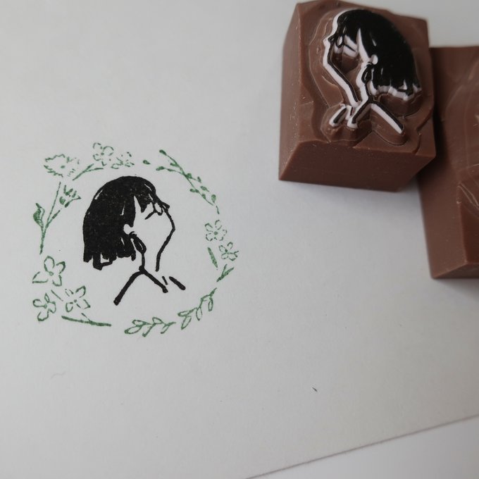 MA7stamp Rubber Stamp Fumiko - Piercings