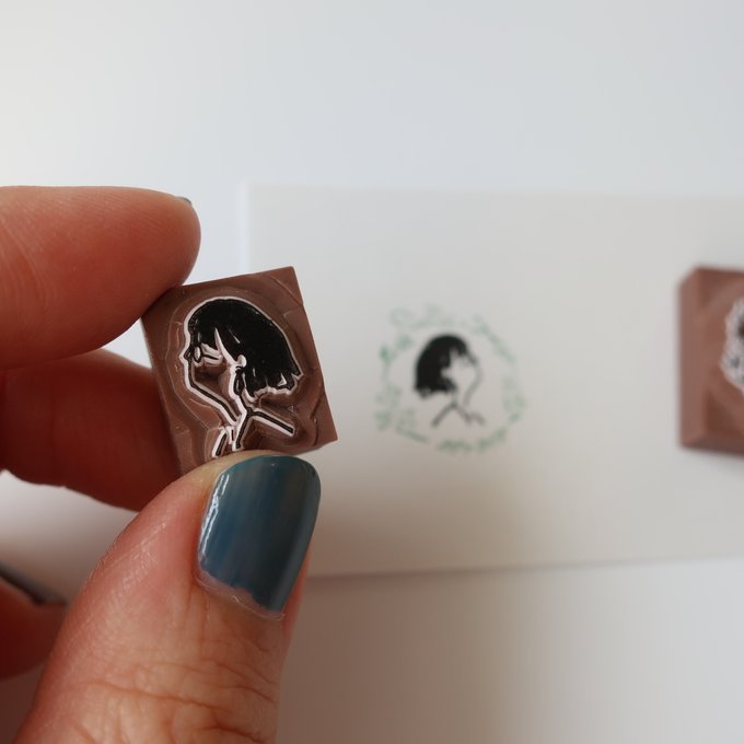 MA7stamp Rubber Stamp Fumiko - Piercings
